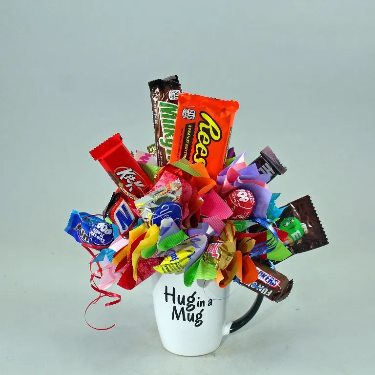 Sweet Celebration: Festive Mug & Chocolate Gift Set