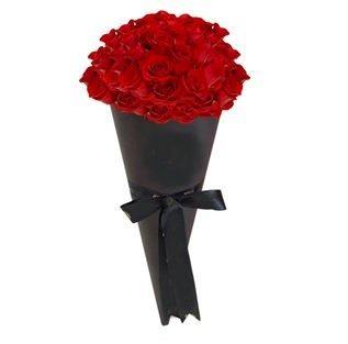Rose Cone - Box Roses | Florist
