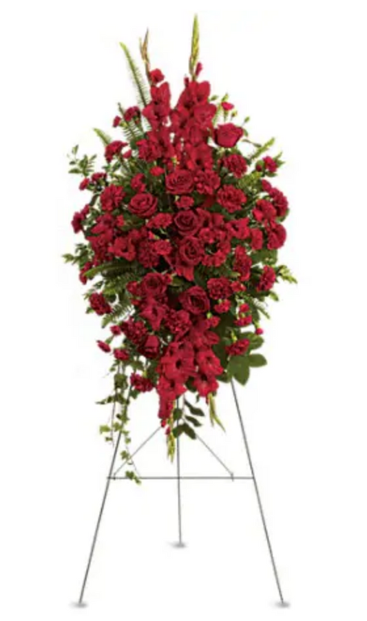 Deep in Our Hearts Spray - Box Roses | Florist